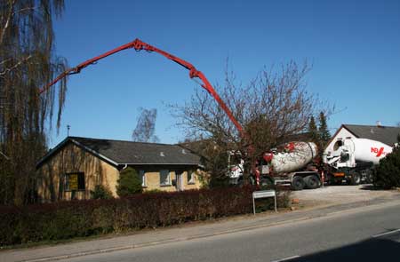 Pumpebilen har en rkkevidde p 25 meter